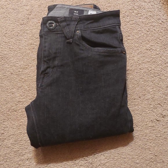 Volcom 2x4 Skinny Dark Wash Jeans Size 28 - Picture 1 of 6